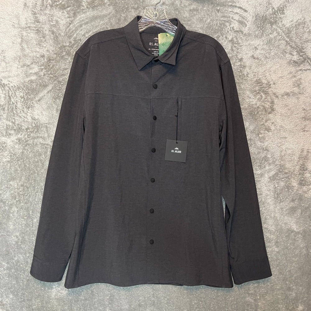 01.Algo Men Performance Commuter Outdoor UV‎ Quick Wick Slim Shirt L Stitch Fix